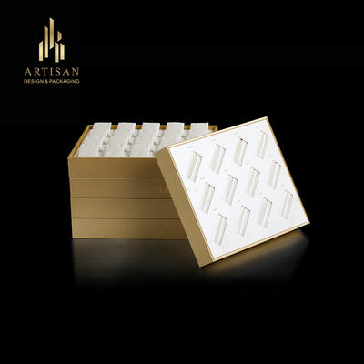 custom 12 grids wooden insert jewelry bangle display tray
